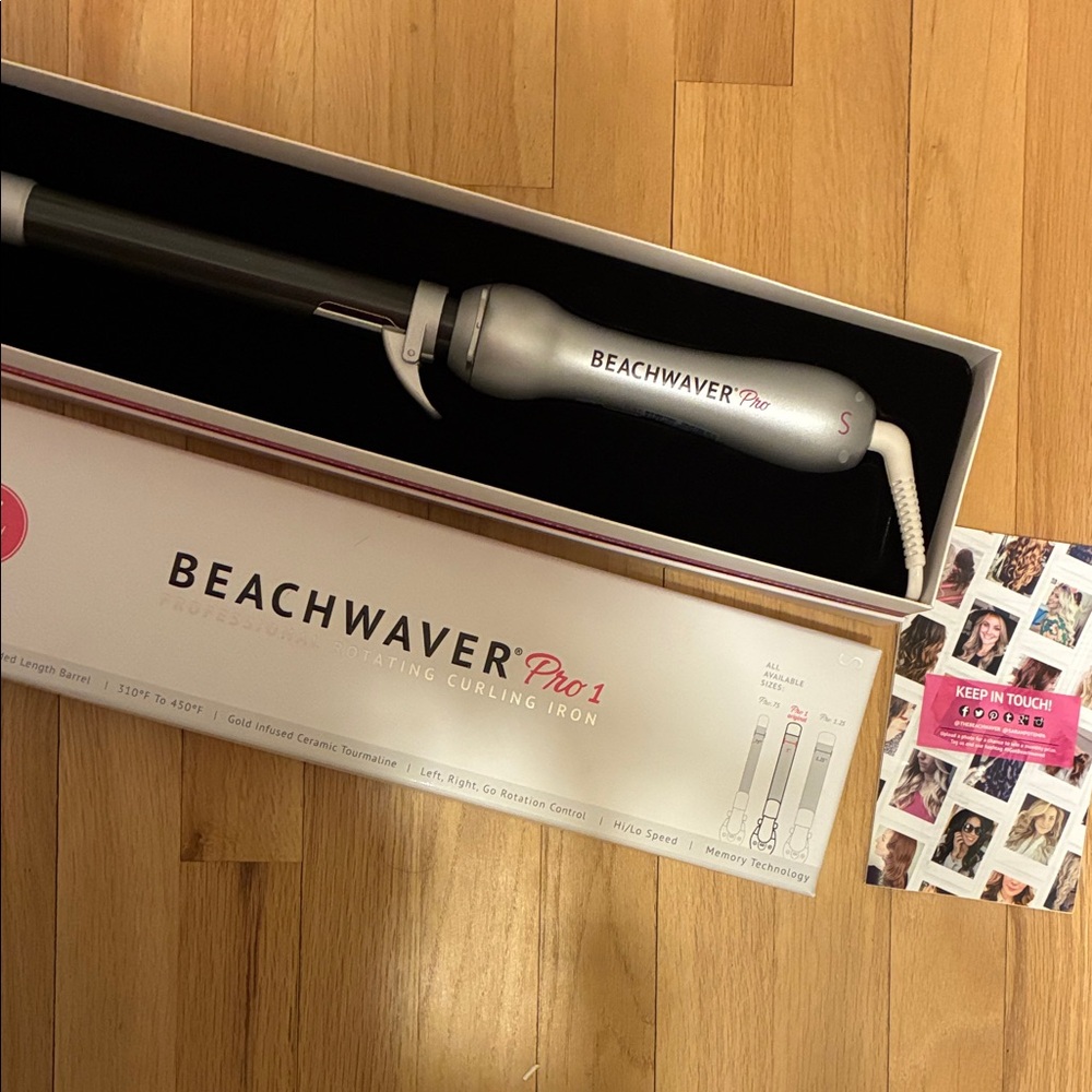 The Beachwaver Co. Silver Curling Iron